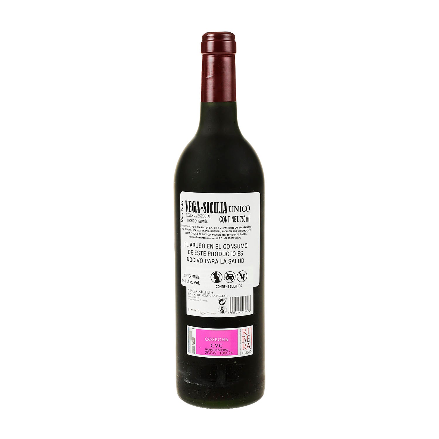 Vino Tinto Vega Sicilia Único Reserva Especial 2021 de 750 ml