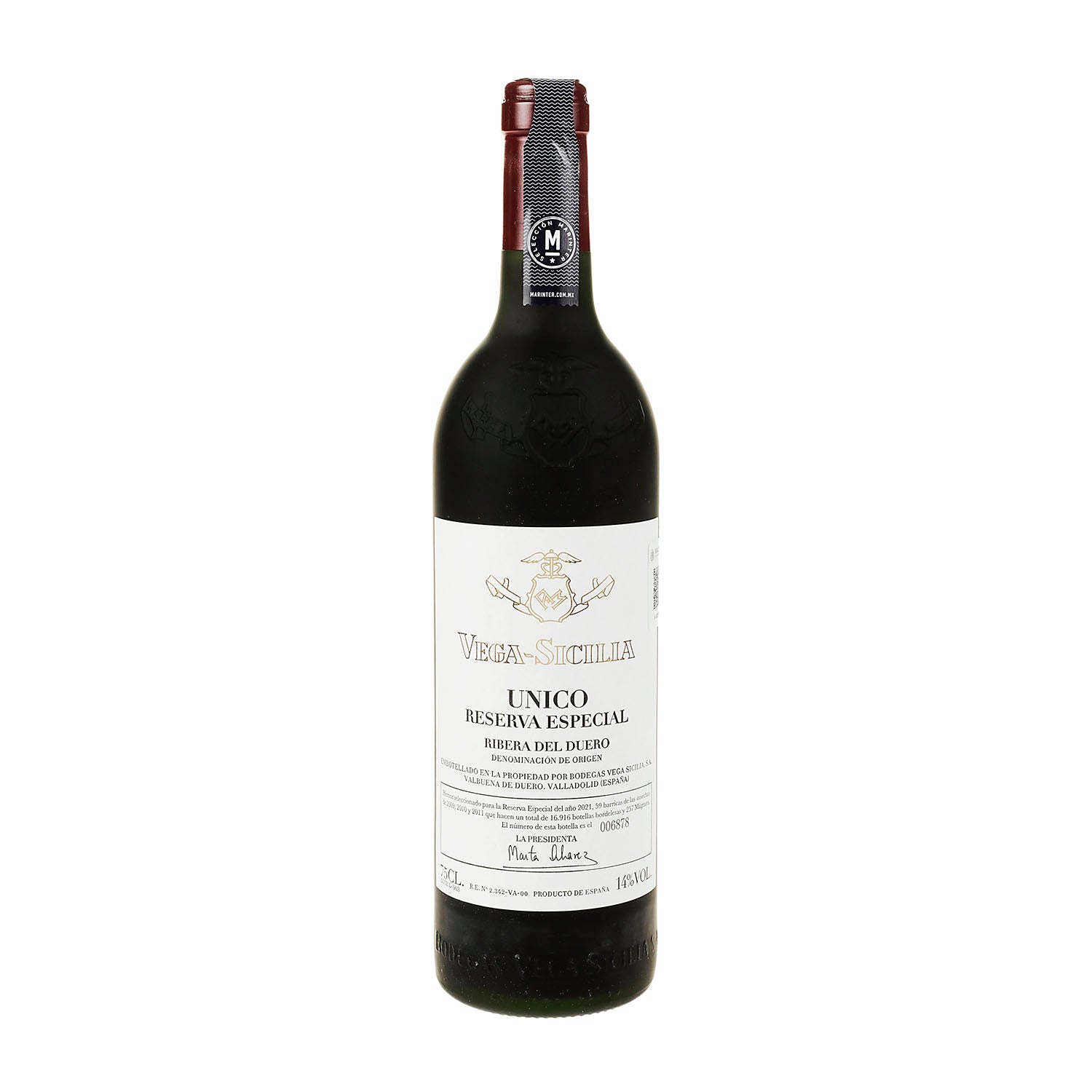 Vino Tinto Vega Sicilia Único Reserva Especial 2021 de 750 ml