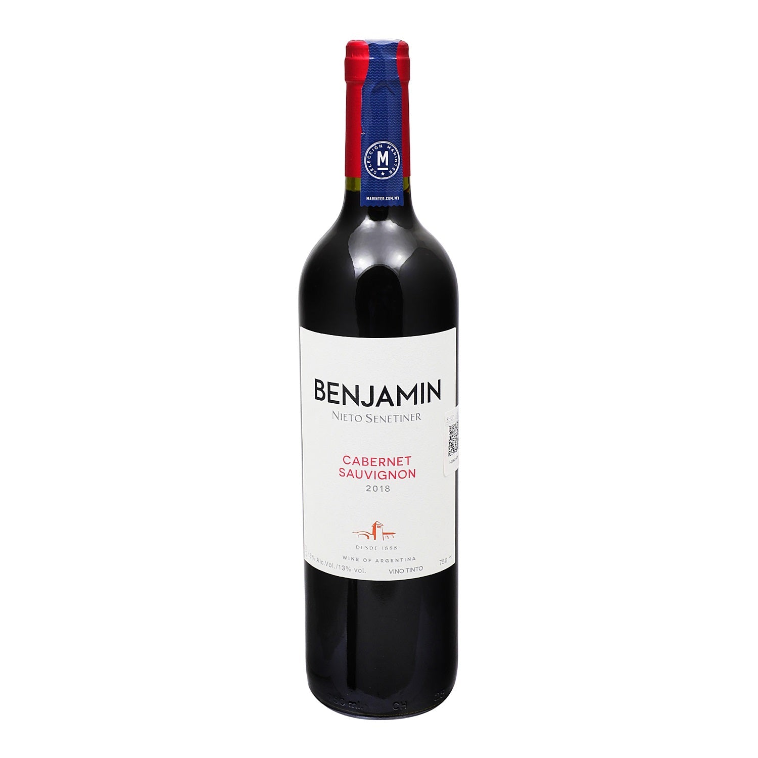 Promo 3X2 - Vino tinto - Benjamin Nieto Senetiner Cabernet Sauvignon - 750  ml