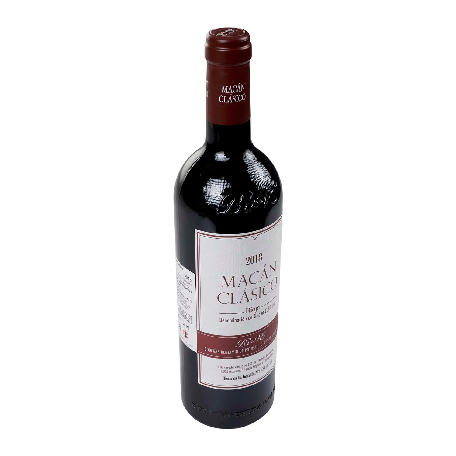 Vino Tinto - Macan Clásico 2018 - 750 ml - España