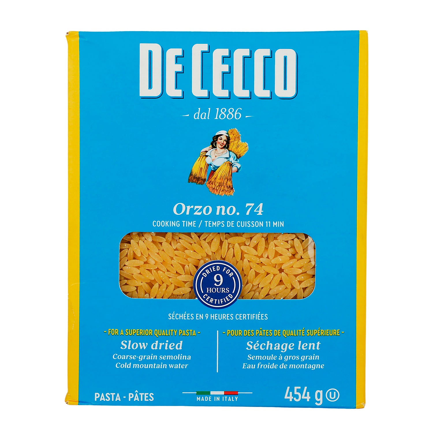 Pasta De Cecco Orzo De Semola de 454 g Antzara Gourmet