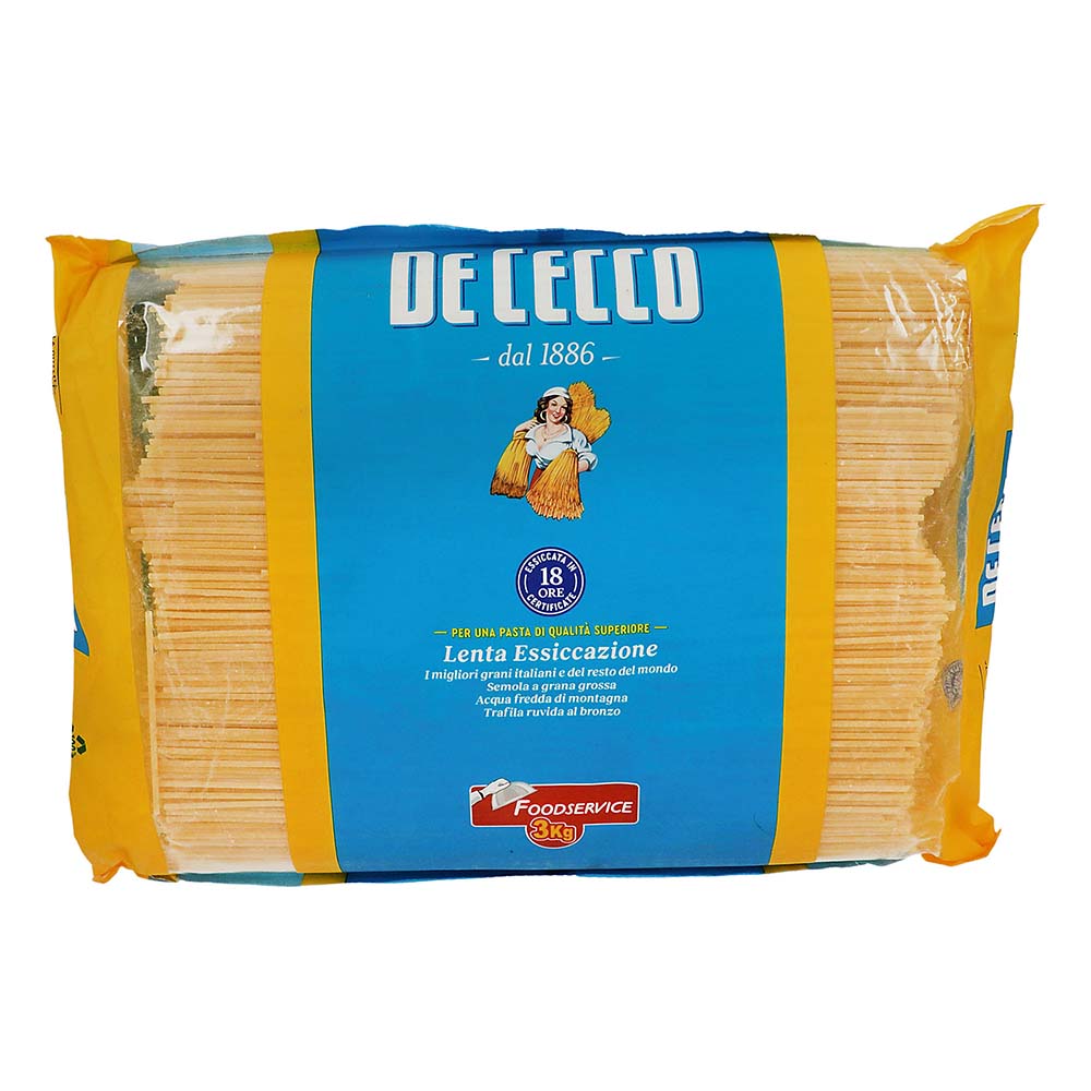 Pasta - De Cecco Spaghetti De Sémola 3000 gr - Italia