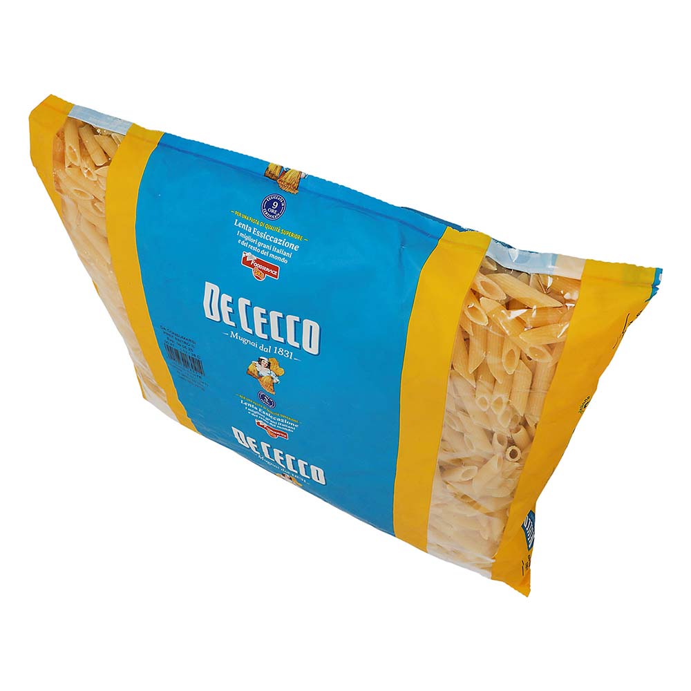 Pasta - De Cecco Penne Rigate De Sémola 3000 gr - Italia