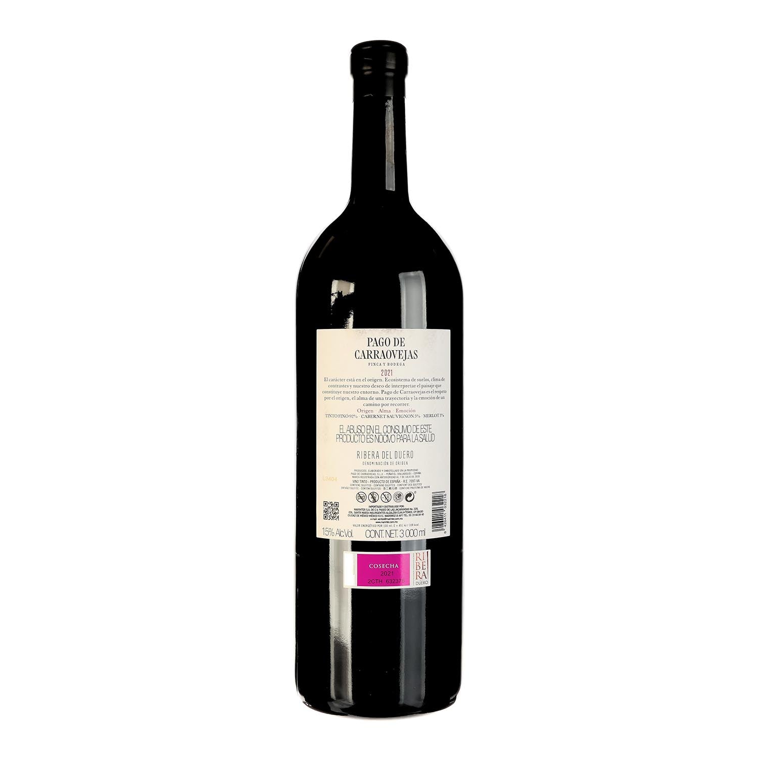 Vino Tinto Pago de Carraovejas 21 de 3000  ml