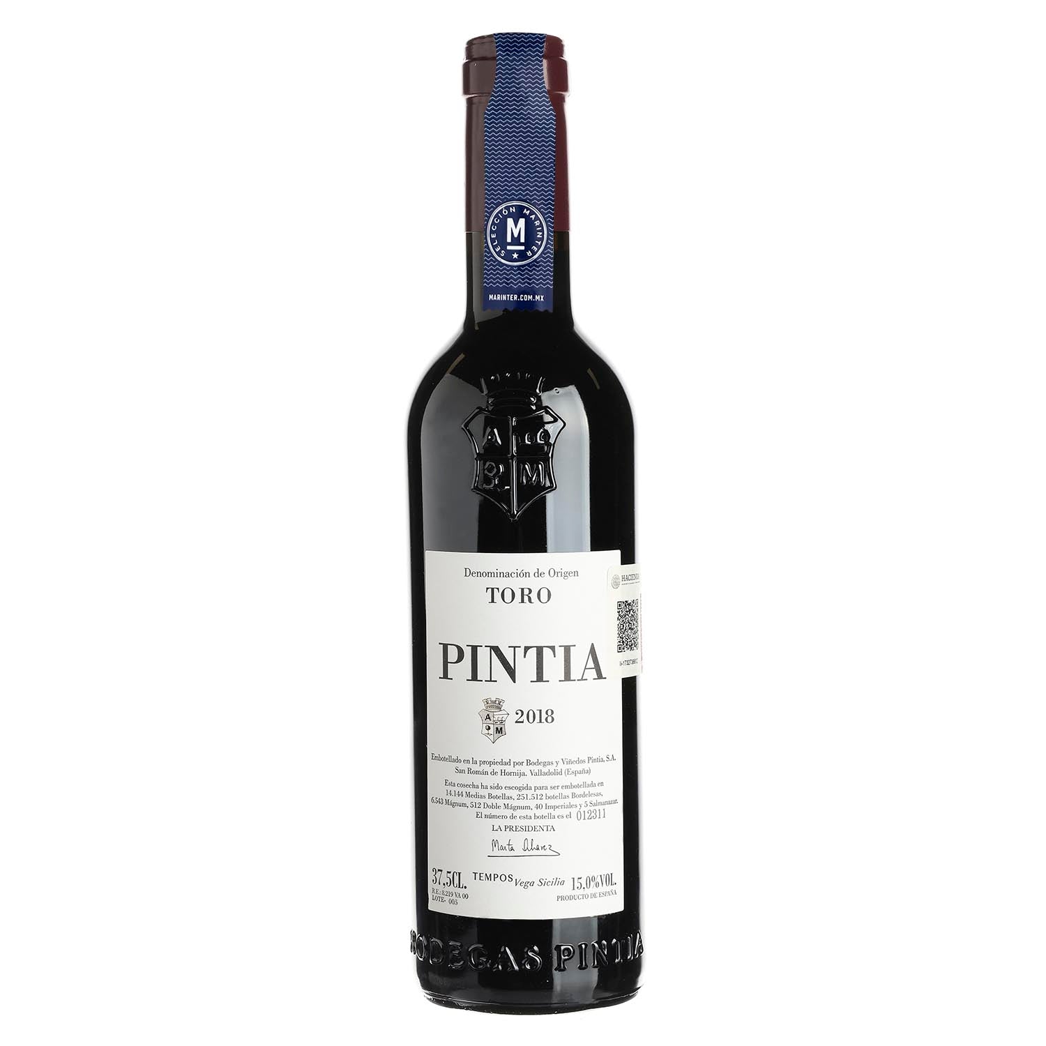 Vino Tinto Pintia 2018 de 375 ml