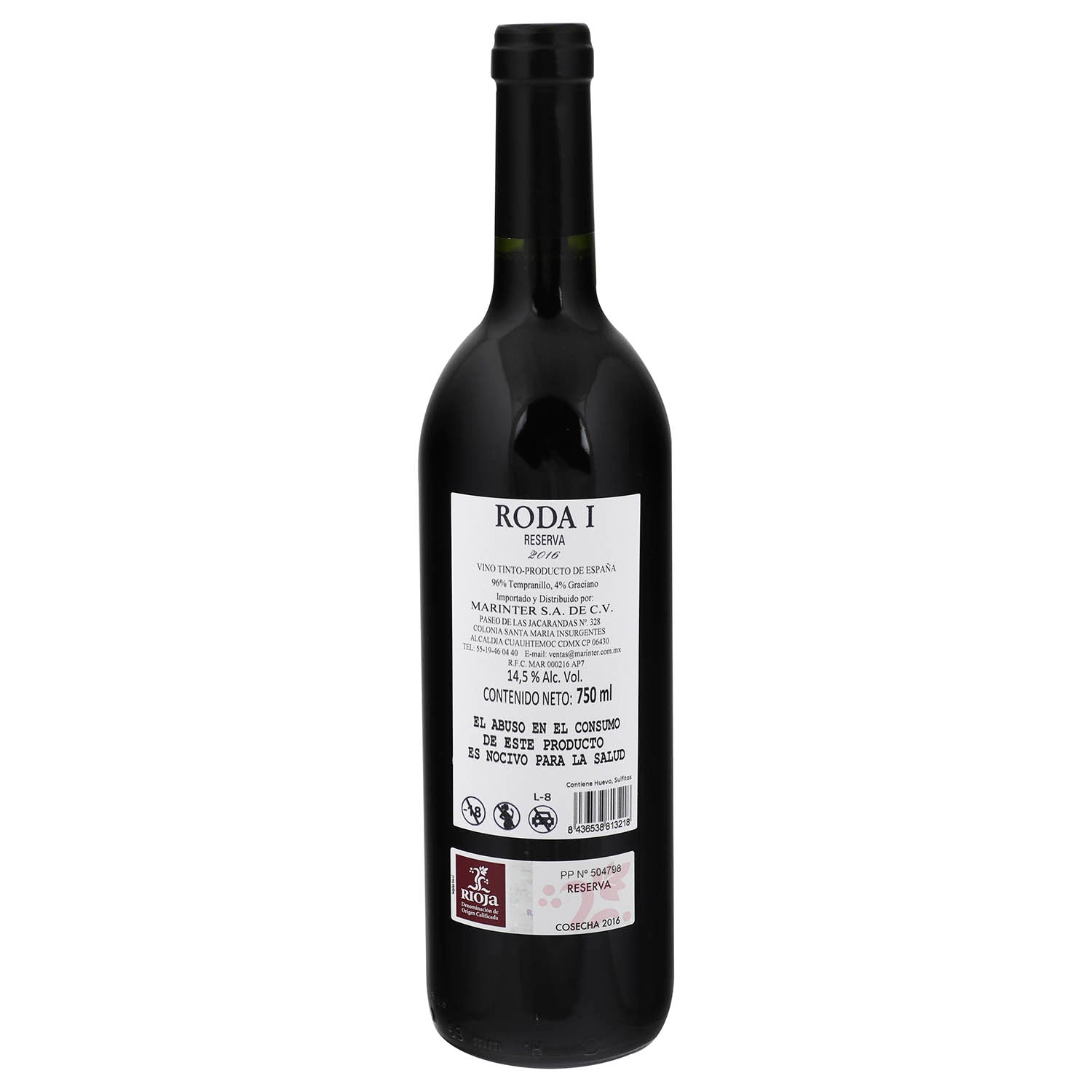 Vino Tinto - Roda I Reserva 2016 - 750 ml