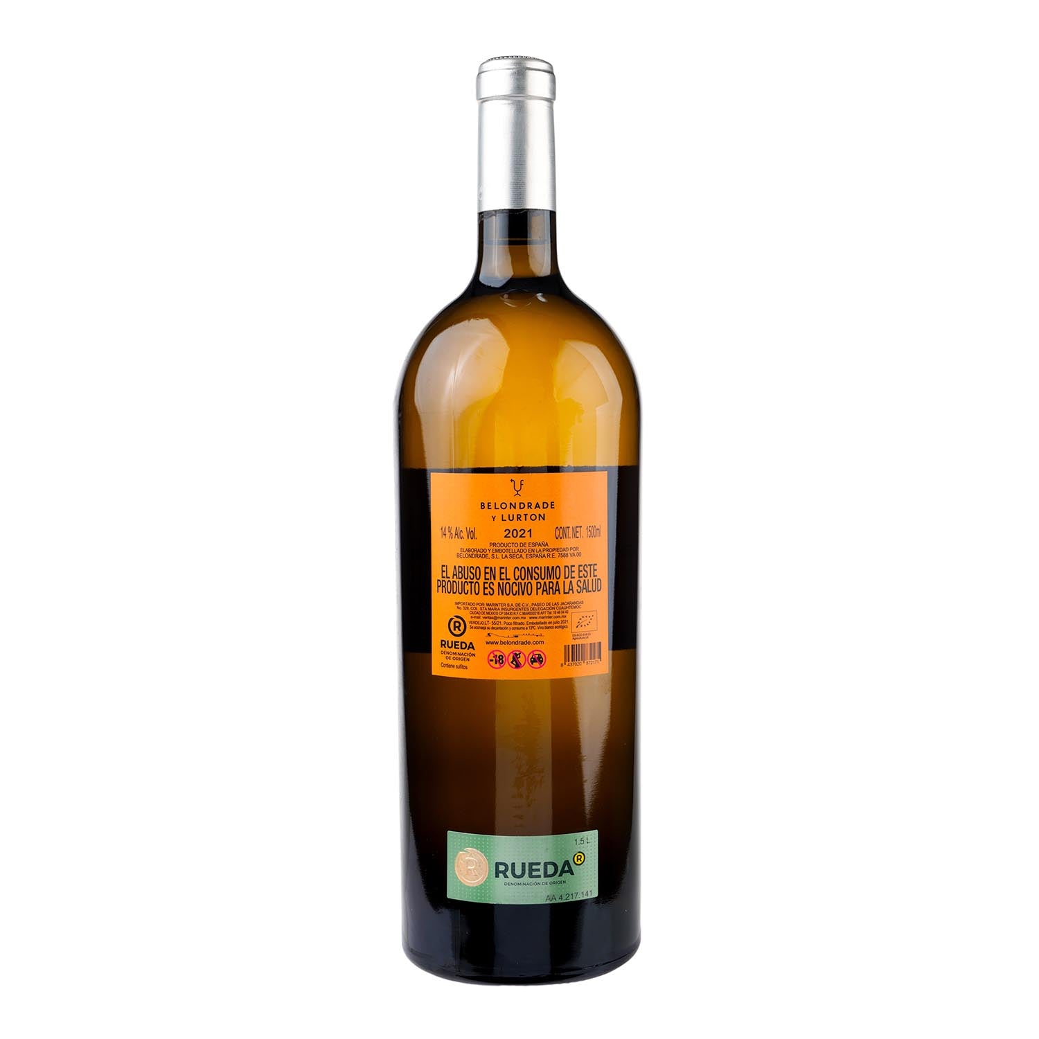 Vino Blanco Belondrade y Lurton 2021 de 1500  ml