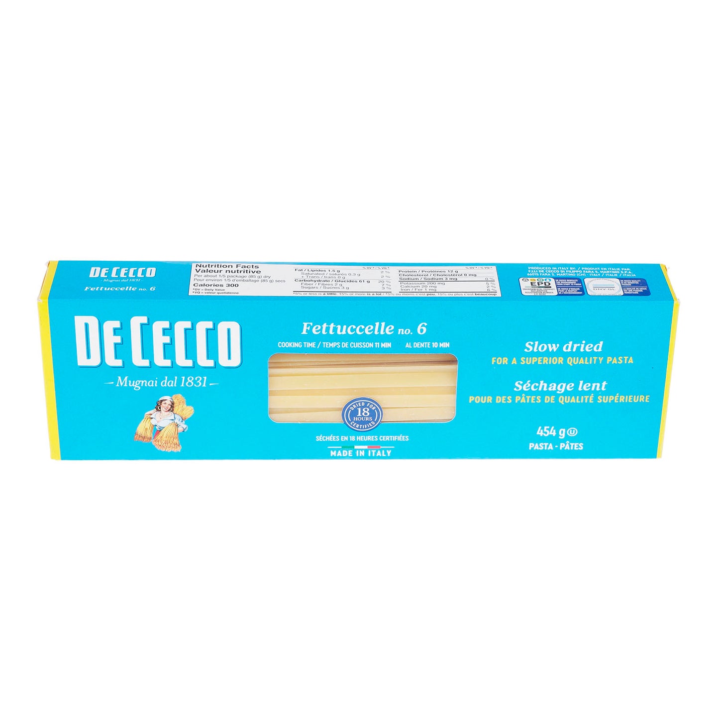 Pasta - De Cecco Fettuccelle De Sémola  454 gr - Italia