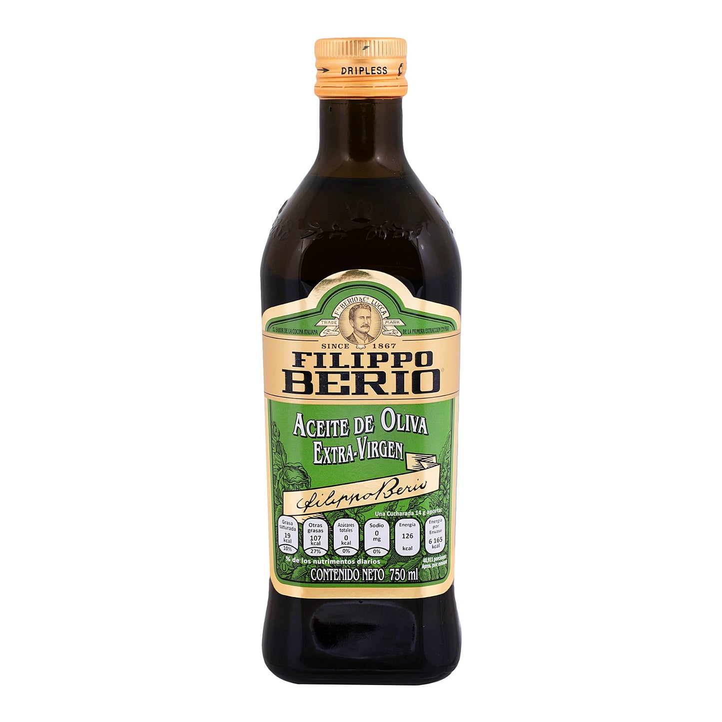 Aceite de Oliva - Filippo Berio Extra Virgen 750 ml - Italia