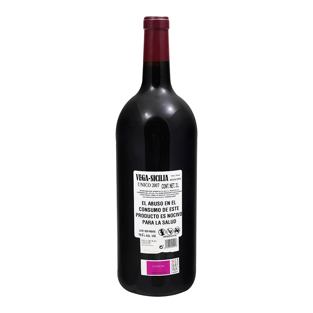 Vino Tinto - Vega Sicilia Único  2007 - 3000 ml