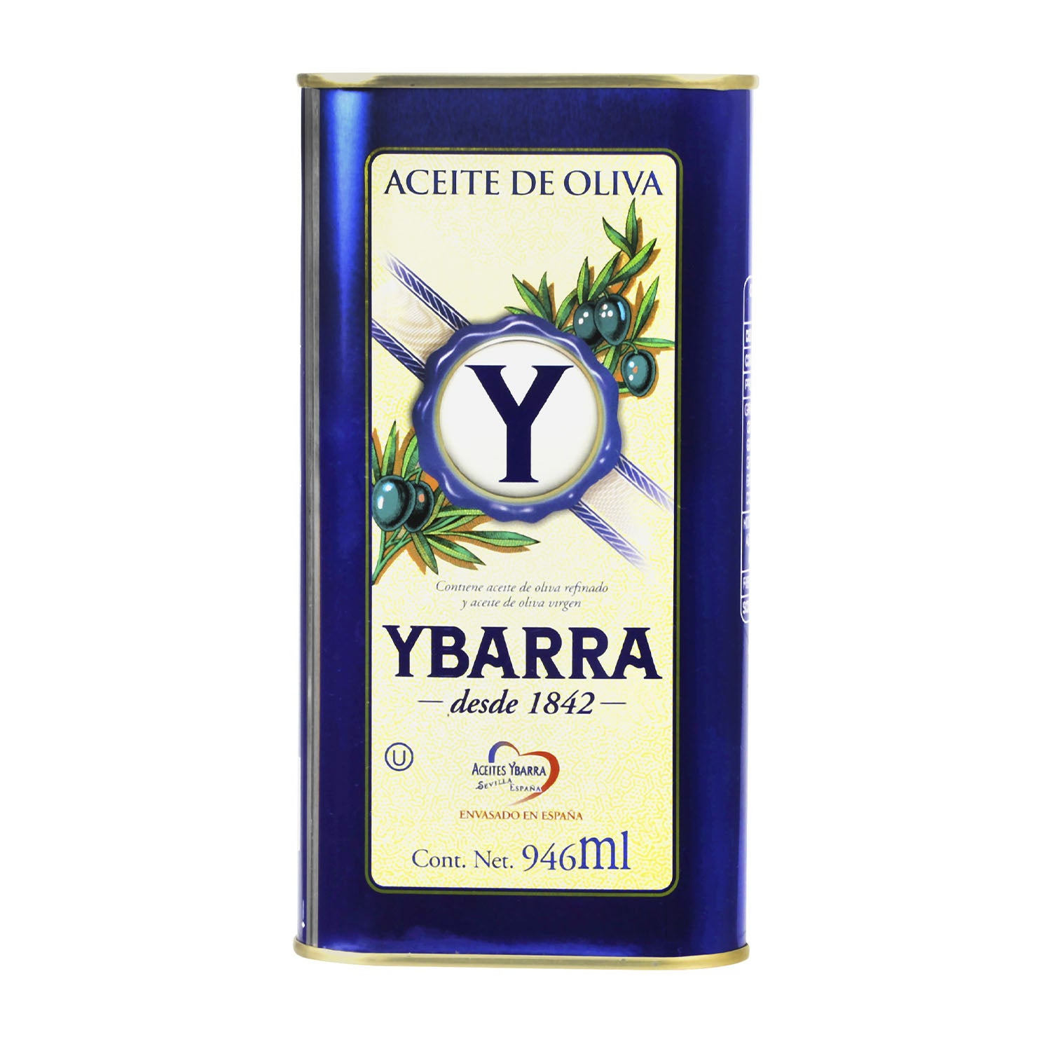 Aceite de Oliva - YBarra Lata - 946 ml