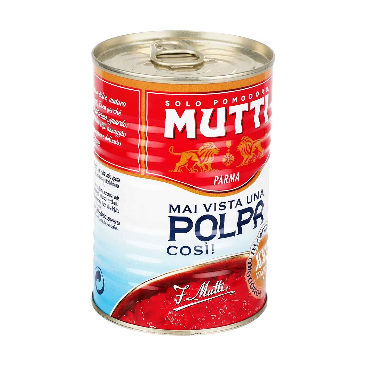 Pulpa de Tomate - Mutti Finamente Picados  400 gr - Italia