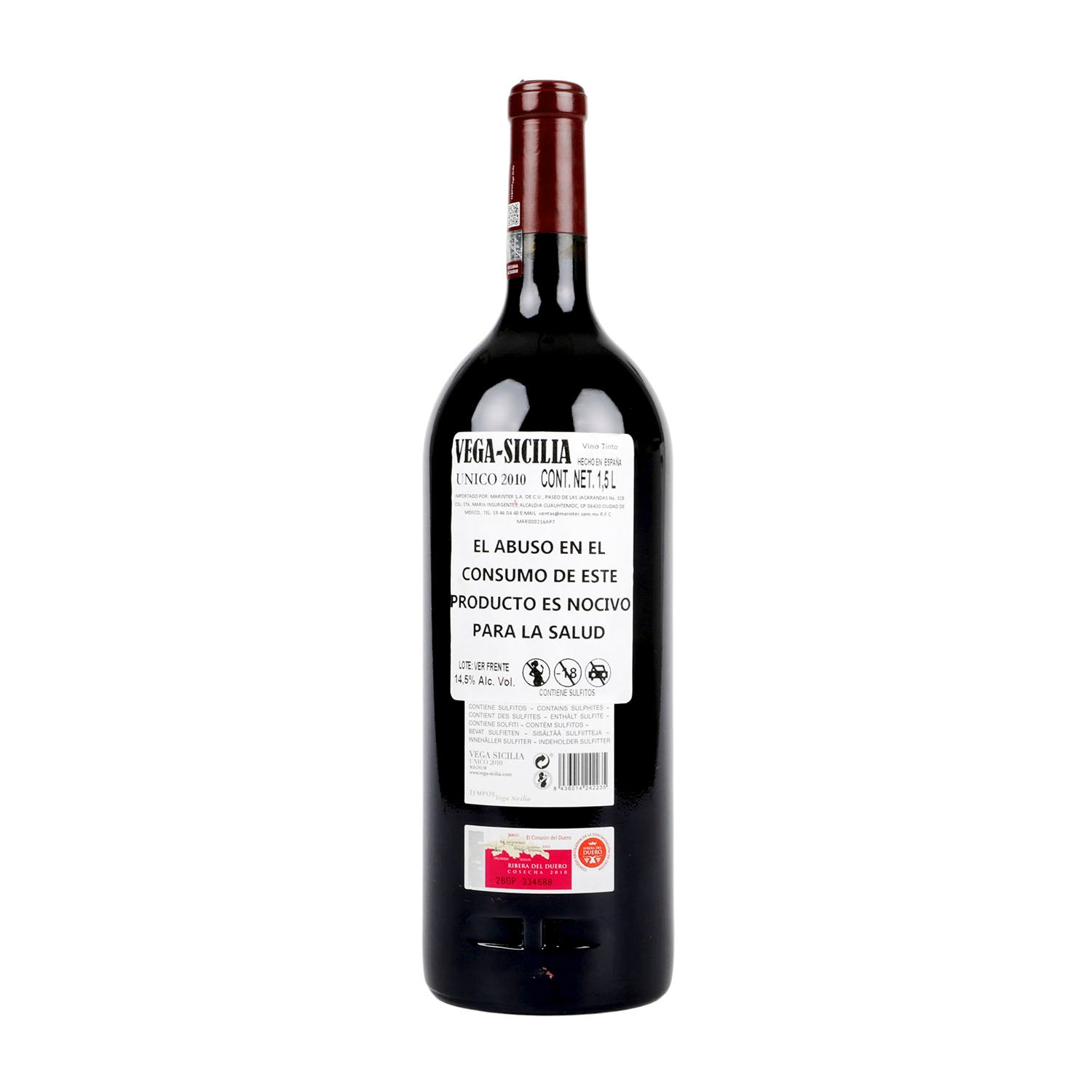 Vino Tinto Vega Sicilia Único 2010 de 1500 ml