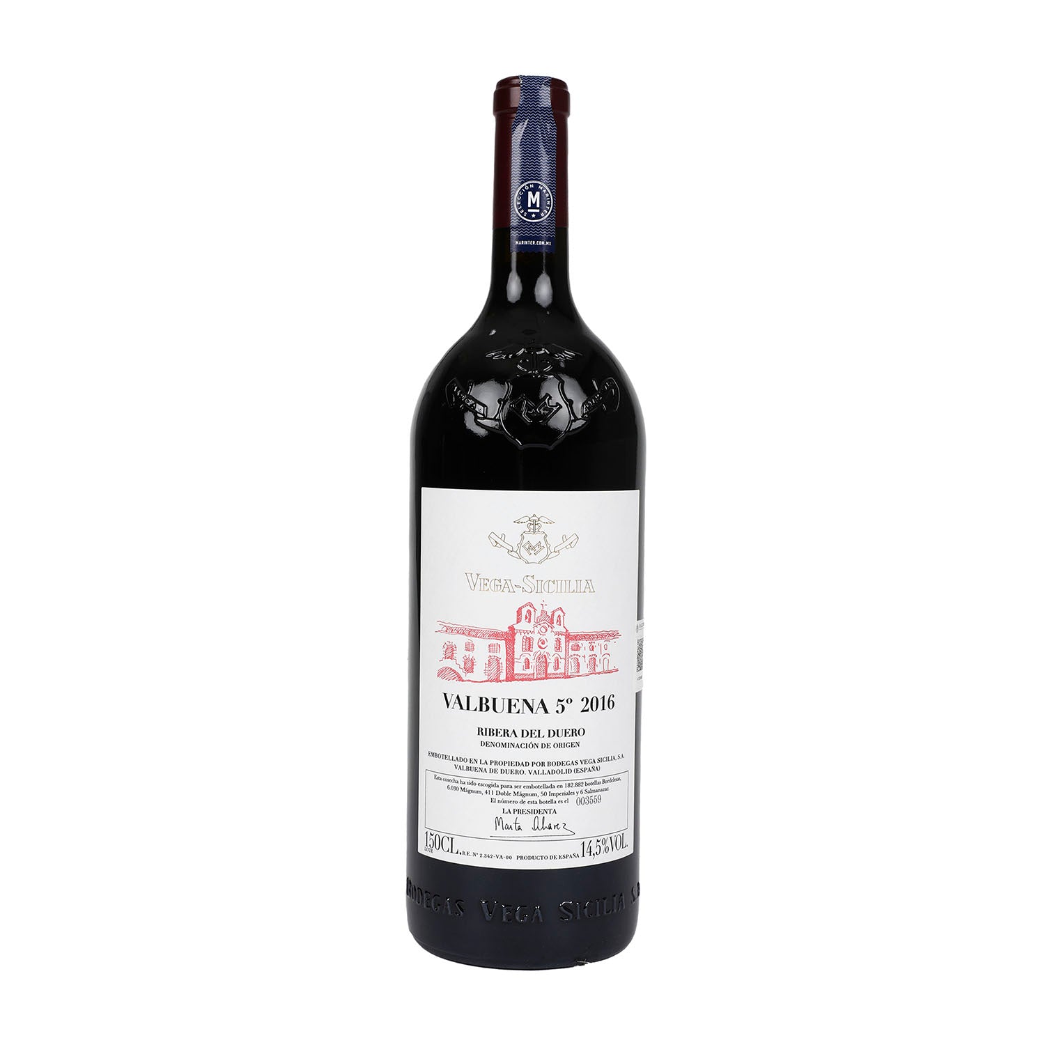 Vino Tinto Vega Sicilia - Valbuena 5° 2016 de 1500 ml España