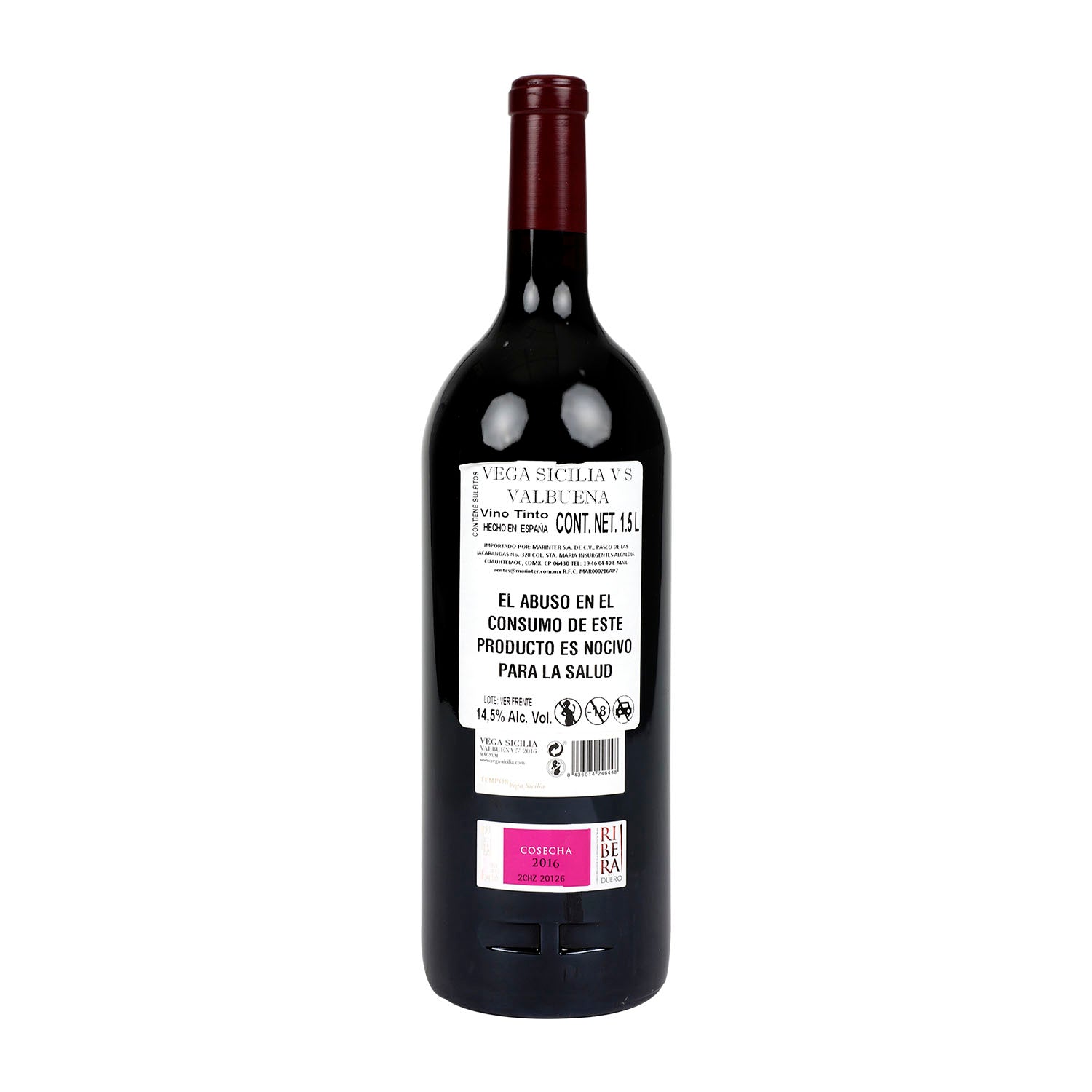 Vino Tinto Vega Sicilia - Valbuena 5° 2016 de 1500 ml España