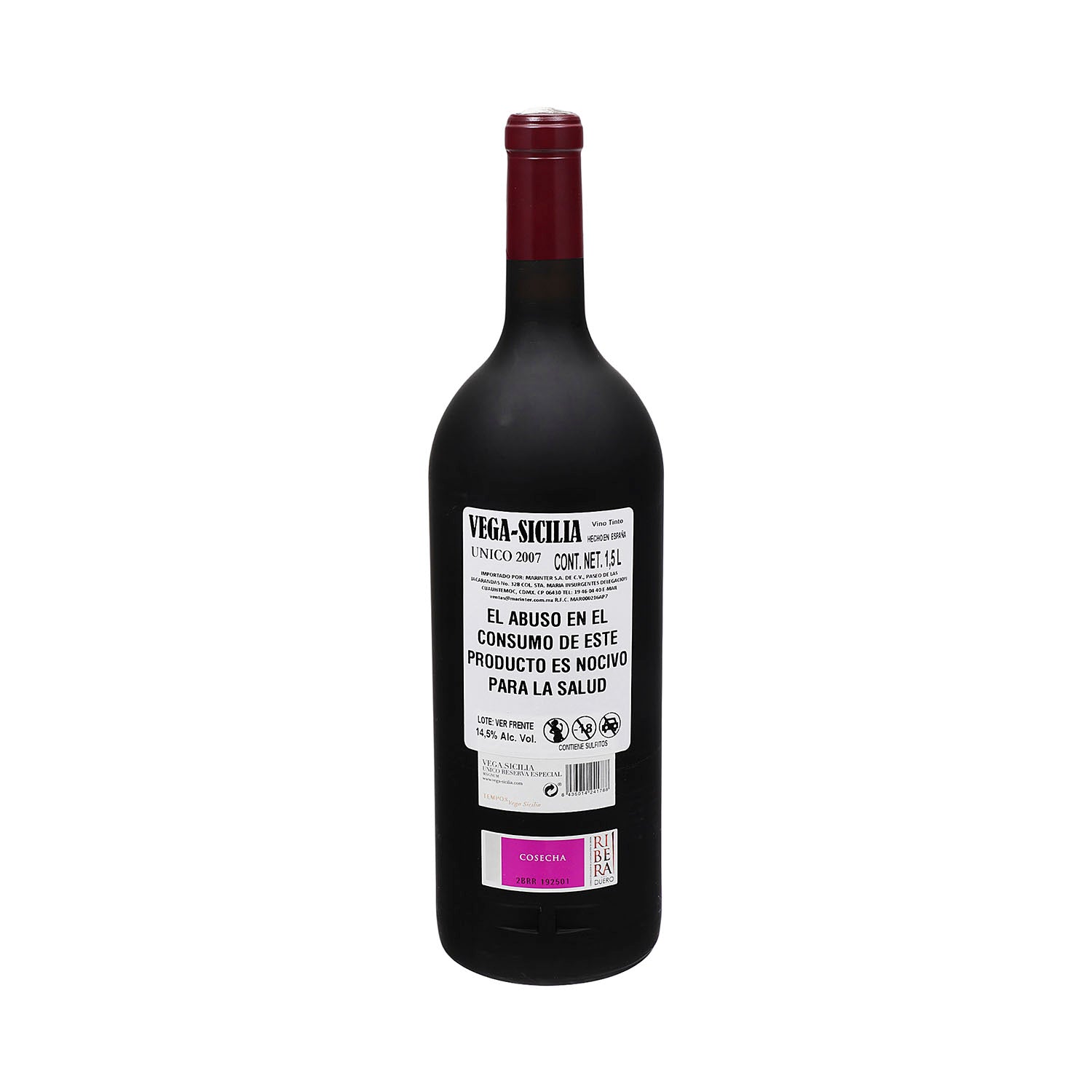 Vino Tinto Vega Sicilia Unico Reserva Especial 2018 de 1500 ml