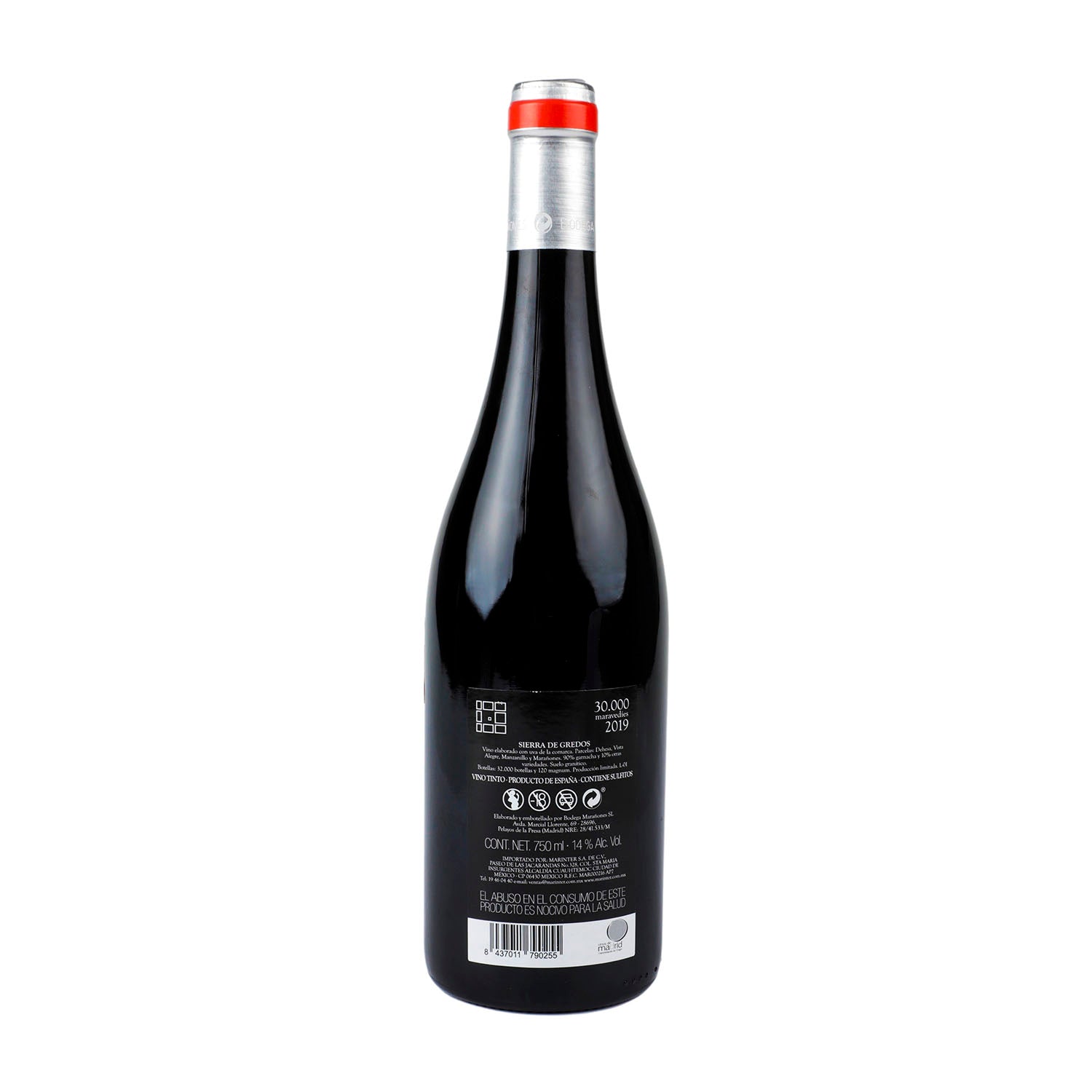 Vino Tinto 30.000 Maravedies  de 750 ml 2019 - España