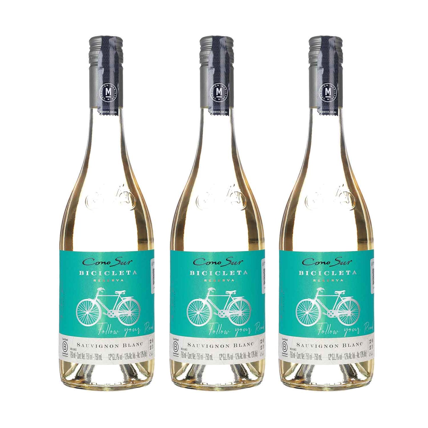 Promo 3X2 - Vino Blanco - Cono Sur Bicicleta Sauvignon Blanc - 750 ml
