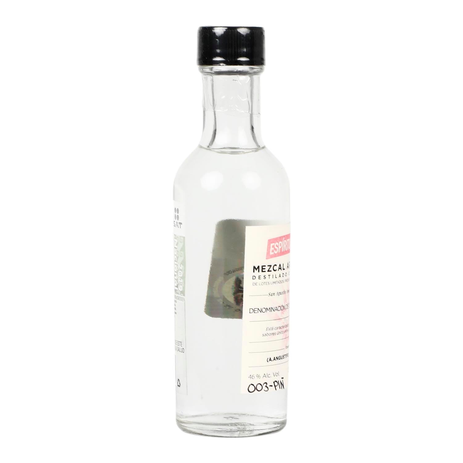 Mezcal Espíritu Lauro Silvestre Piñuelas de 50 ml