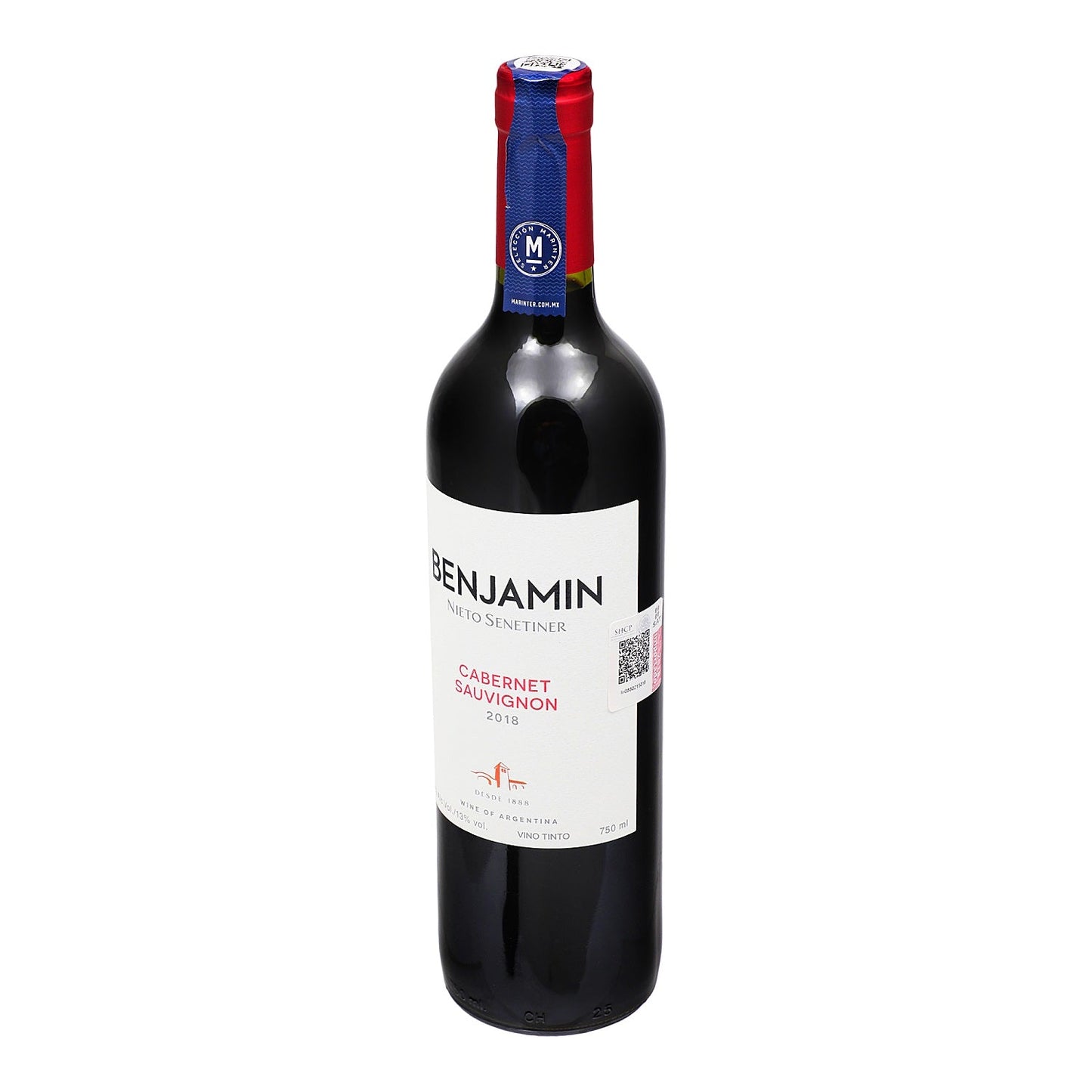 Promo 3X2 - Vino tinto - Benjamin Nieto Senetiner Cabernet Sauvignon - 750  ml