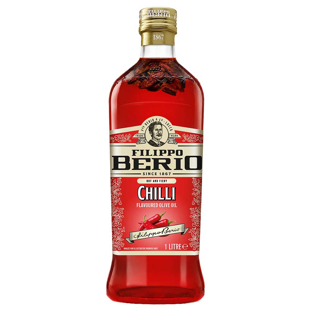 Aceite de Oliva Filippo Berio con Aroma a Chile de 1000 ml - Italia
