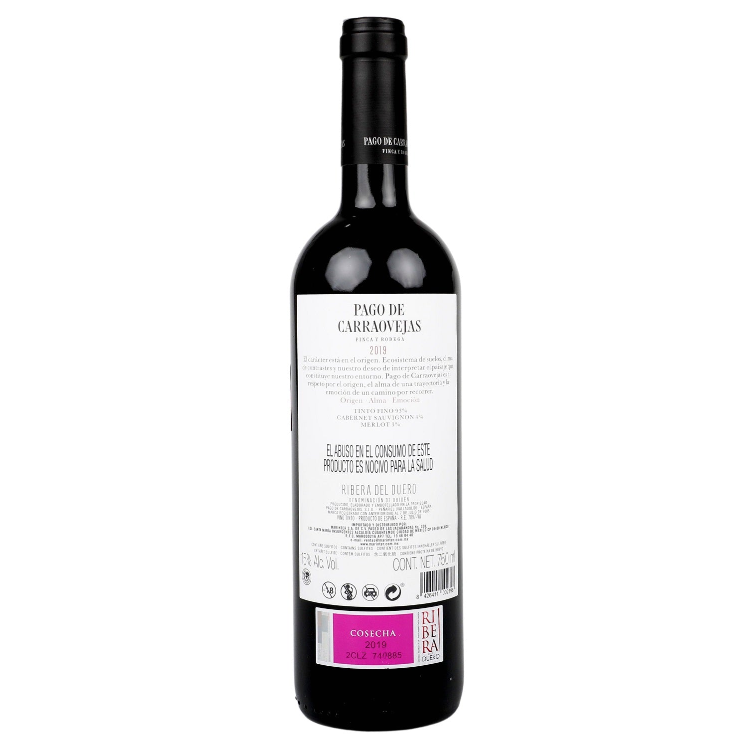 Vino Tinto Pago de Carraovejas 2020 de 750 ml - España