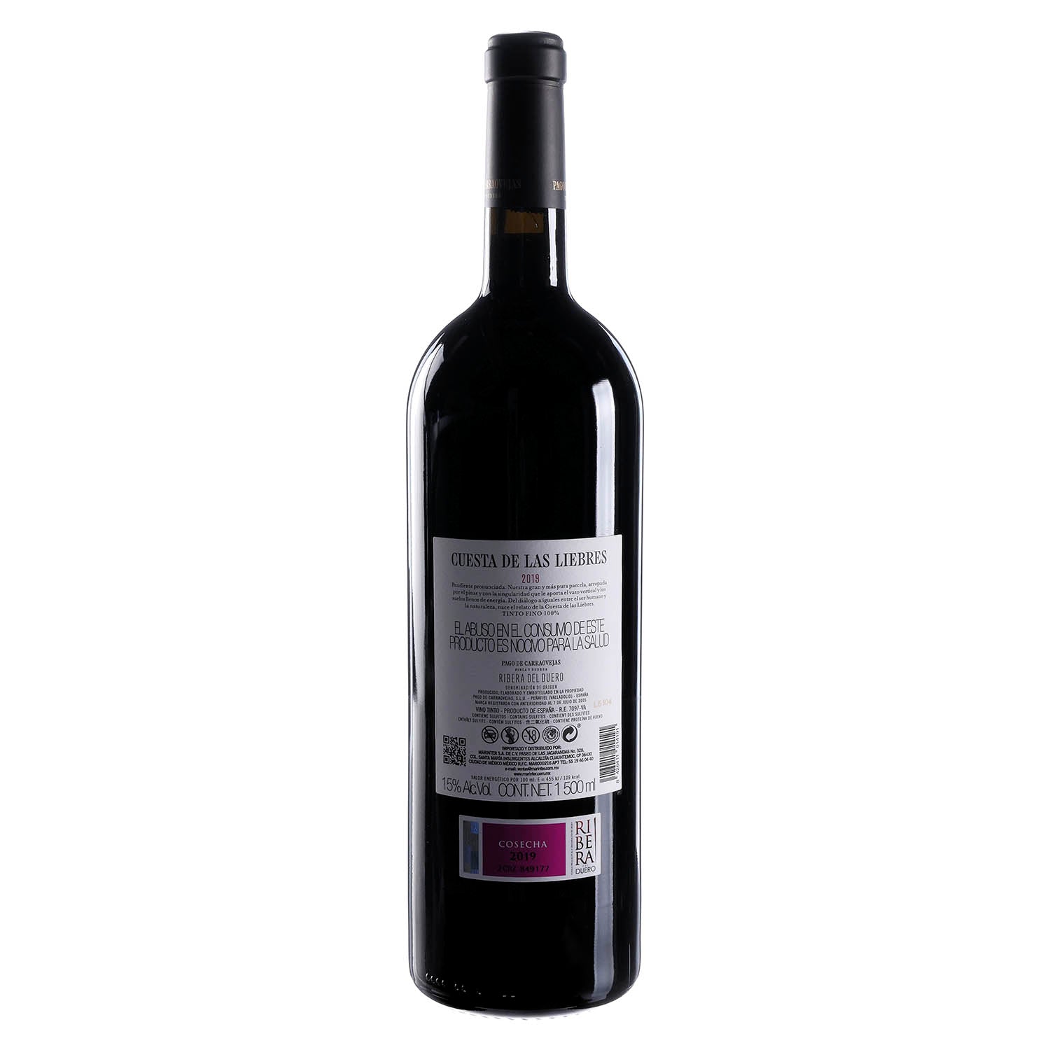 Vino Tinto Cuesta de las Liebres 19 de 1500 ml - España