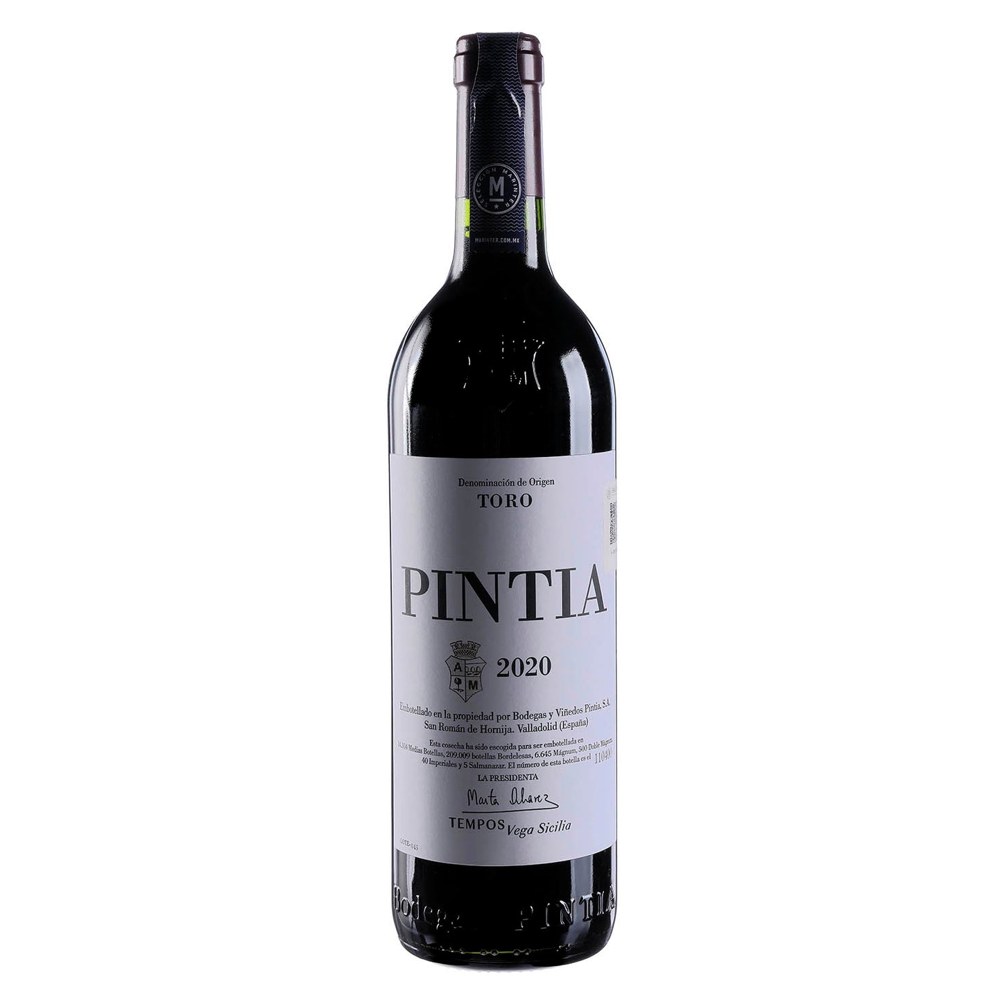 Vino Tinto Pintia 2020 de 750 ml - España