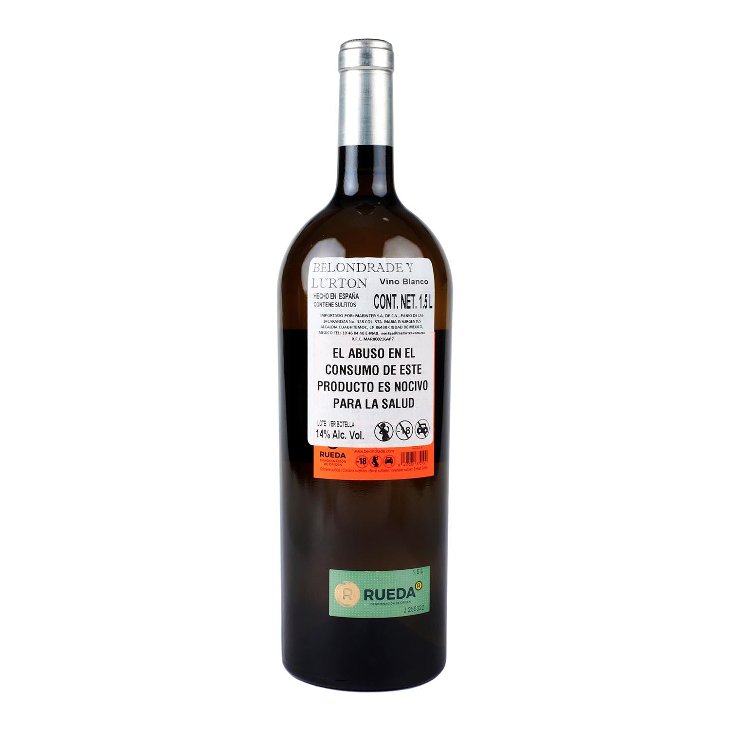 Vino Blanco Belondrade y Lurton 2020 de 1500 ml