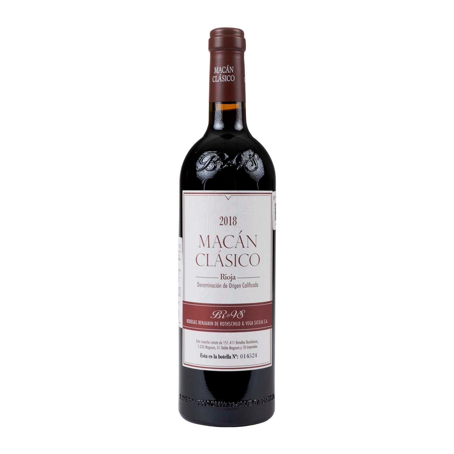 Vino Tinto - Macan Clásico 2018 - 750 ml - España