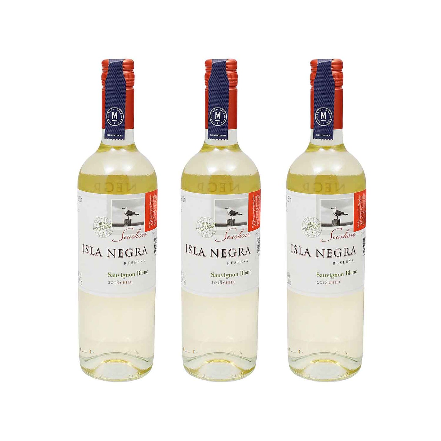 3x2 - Vino Blanco - Isla Negra Sauvignon Blanc - 750 ml