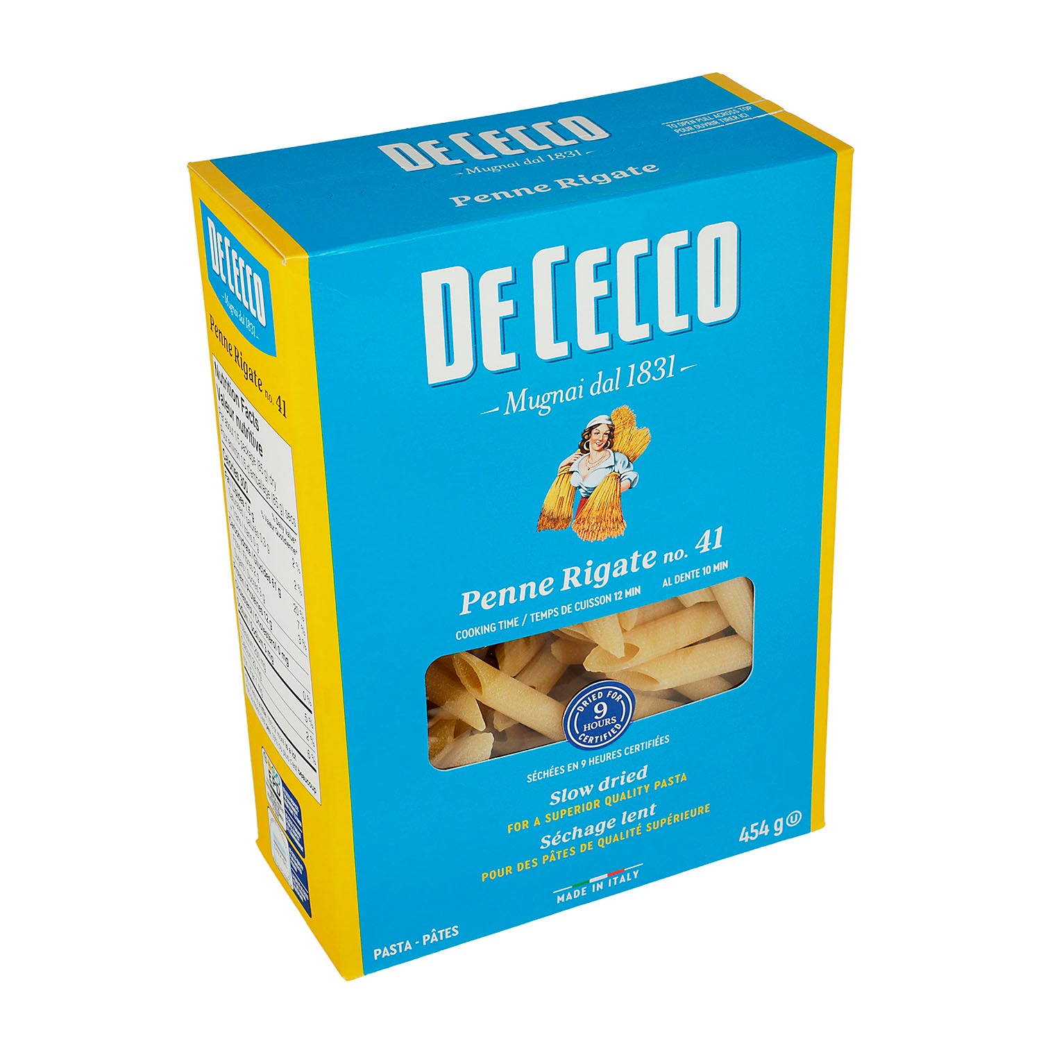 Pasta - De Cecco Penne Rigate De Sémola - 454 gr