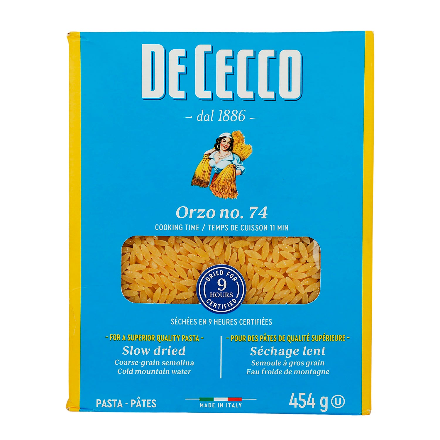 Pasta - De Cecco Orzo De Semola - 454 g