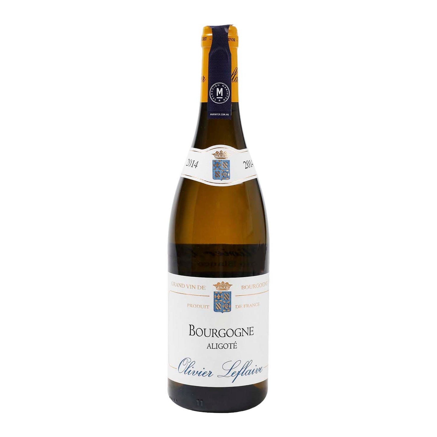 Vino Blanco - Olivier Leflaive Bourgogne Aligote 2014 - 750 ml - Francia
