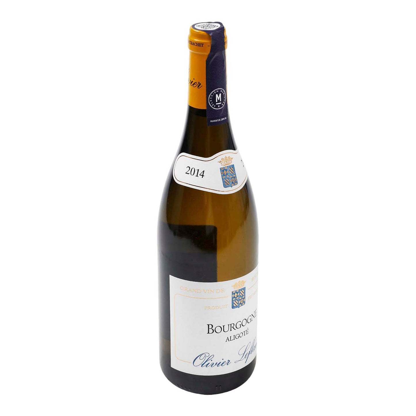 Vino Blanco - Olivier Leflaive Bourgogne Aligote 2014 - 750 ml - Francia