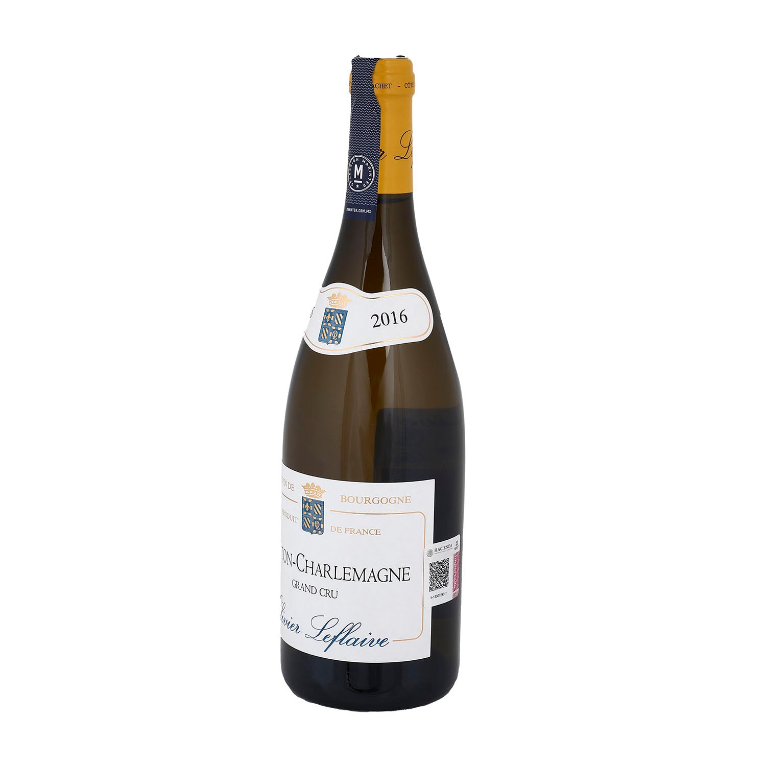 Vino Blanco Oliver Leflaive Corton-Charlemagne Grand Cru 2016 de 750 ml - Francia
