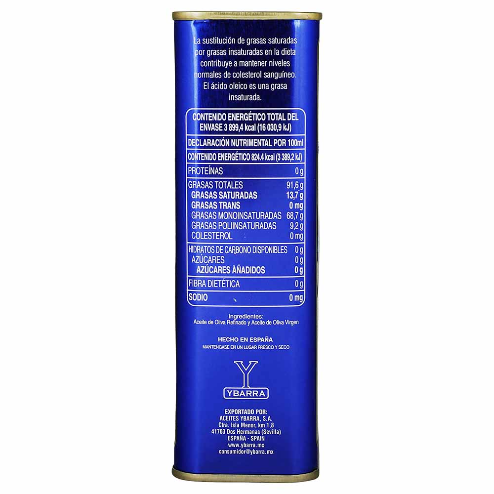 Aceite de Oliva - YBarra Lata - 473 ml - España