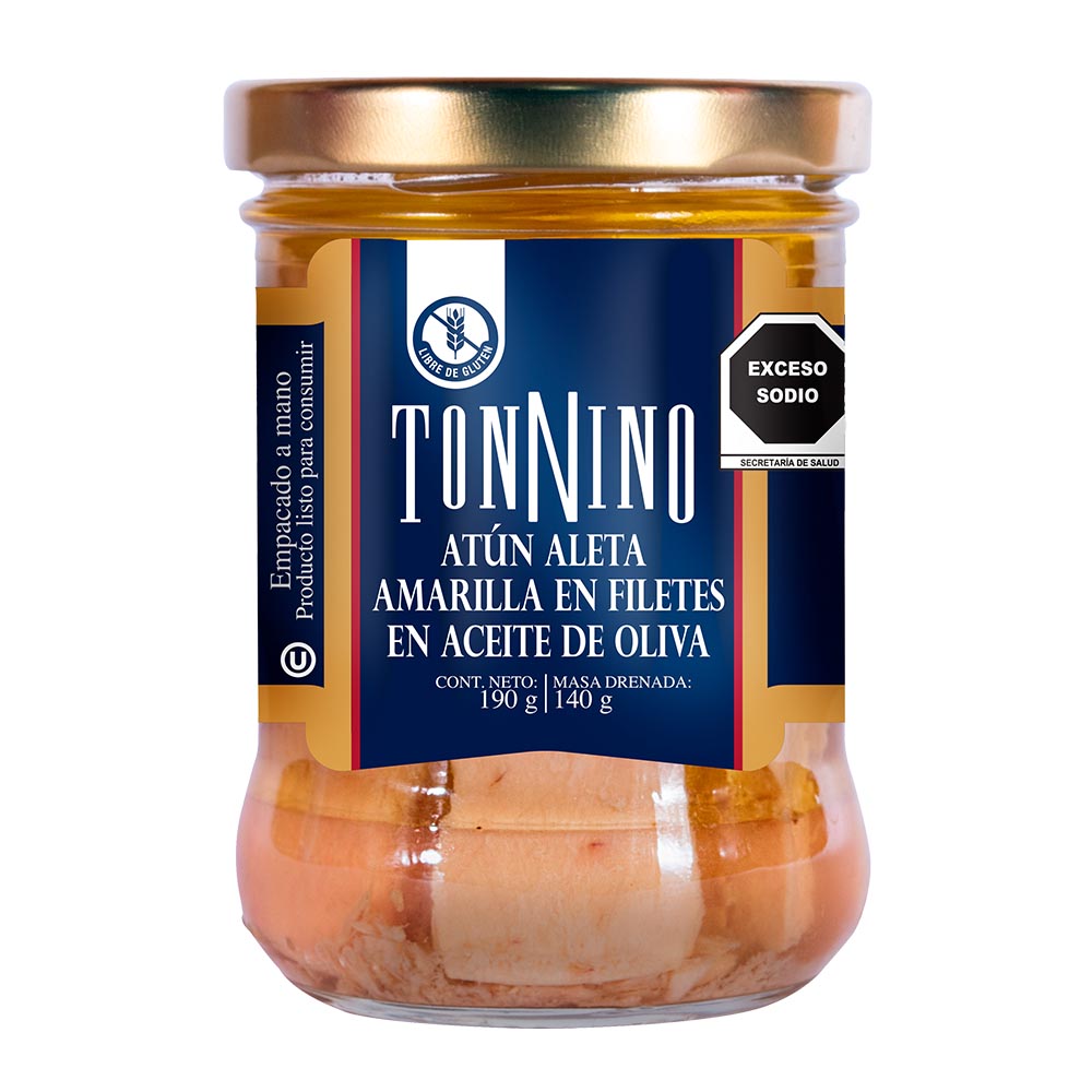 Atún en Filetes Tonnino en Aceite de Oliva de 190 g - Costa Rica