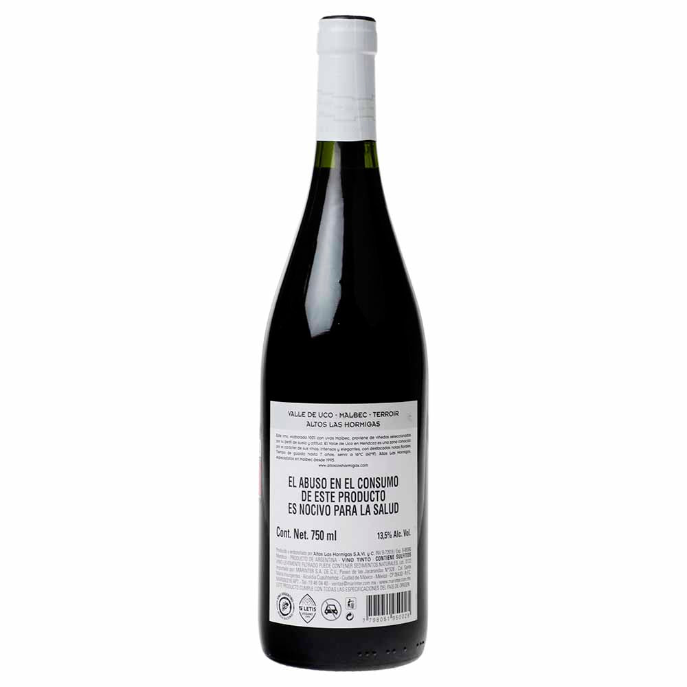 Vino tinto - Altos Las Hormigas Malbec Terroir  750 ml - Argentina