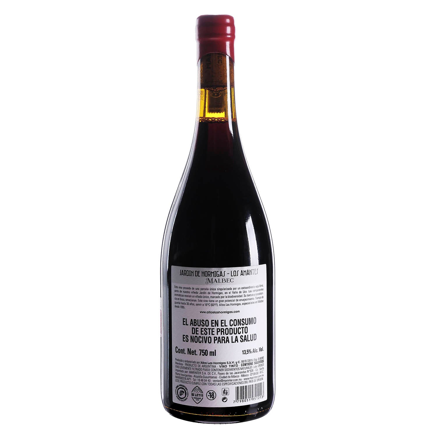Vino Tinto - Los Amantes - Jardín de Hormigas de 750 ml - Argentina