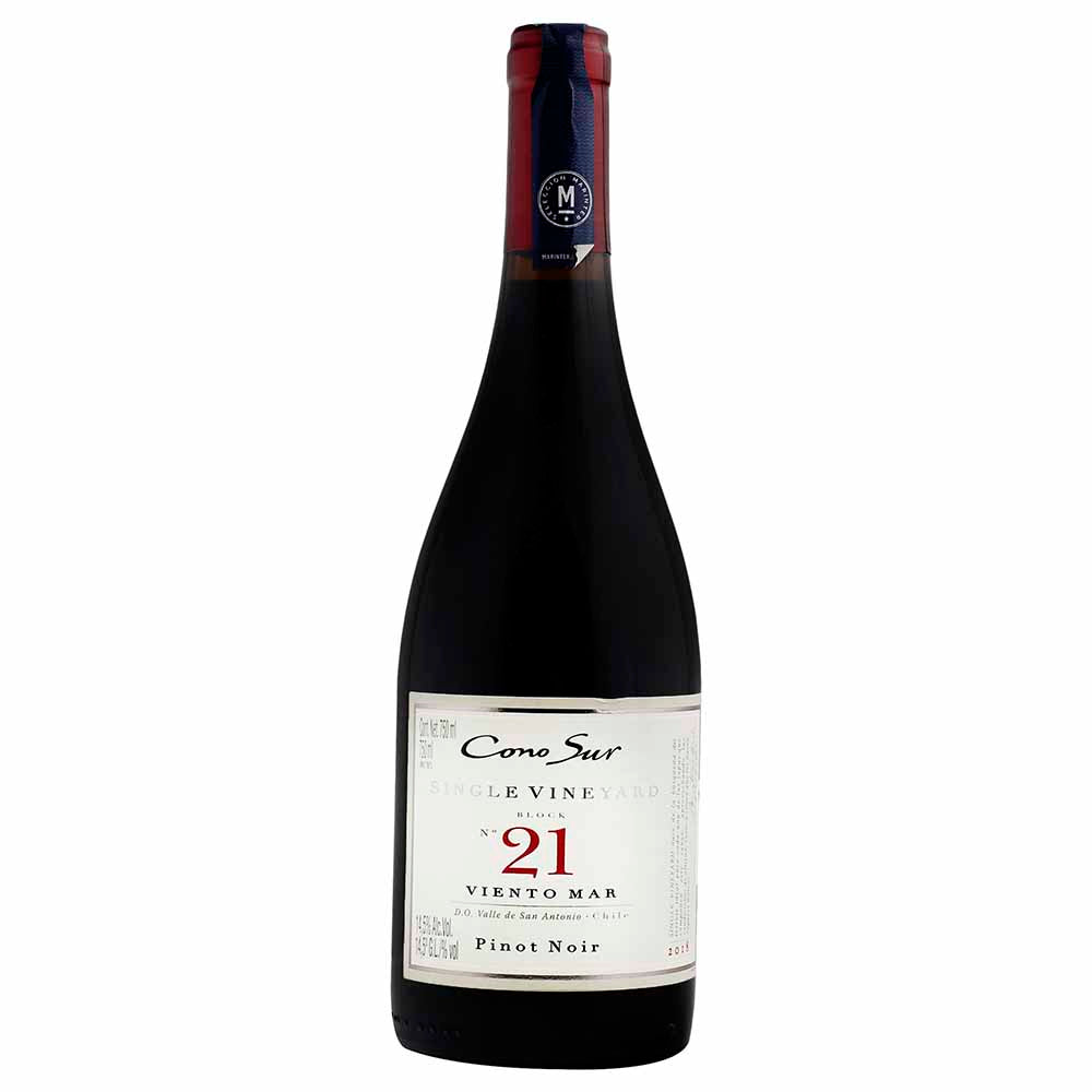 Vino tinto - Cono Sur Single Vineyard Pinot Noir - 750 ml - Chile