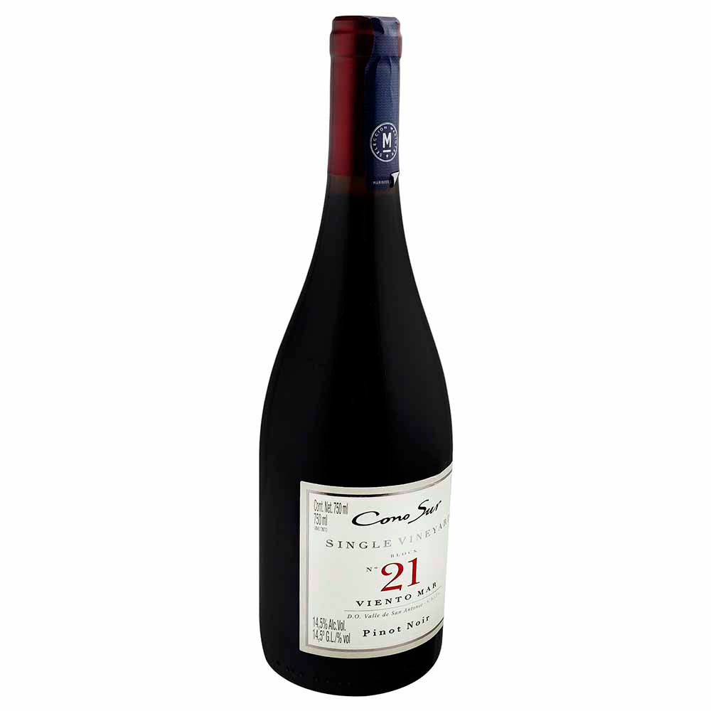 Vino tinto - Cono Sur Single Vineyard Pinot Noir - 750 ml - Chile