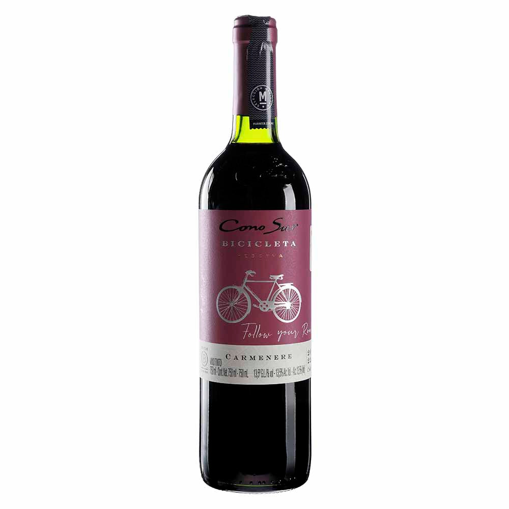 Vino Tinto - Cono Sur Bicicleta Carmenere - 750 ml - Chile