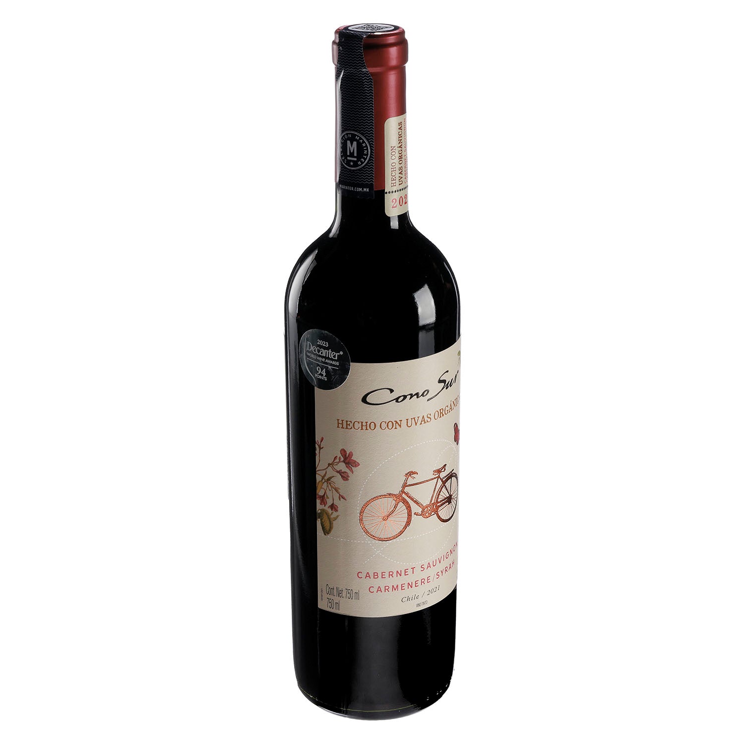 Vino Tinto - Cono Sur Orgánico - 750 ml - Chile