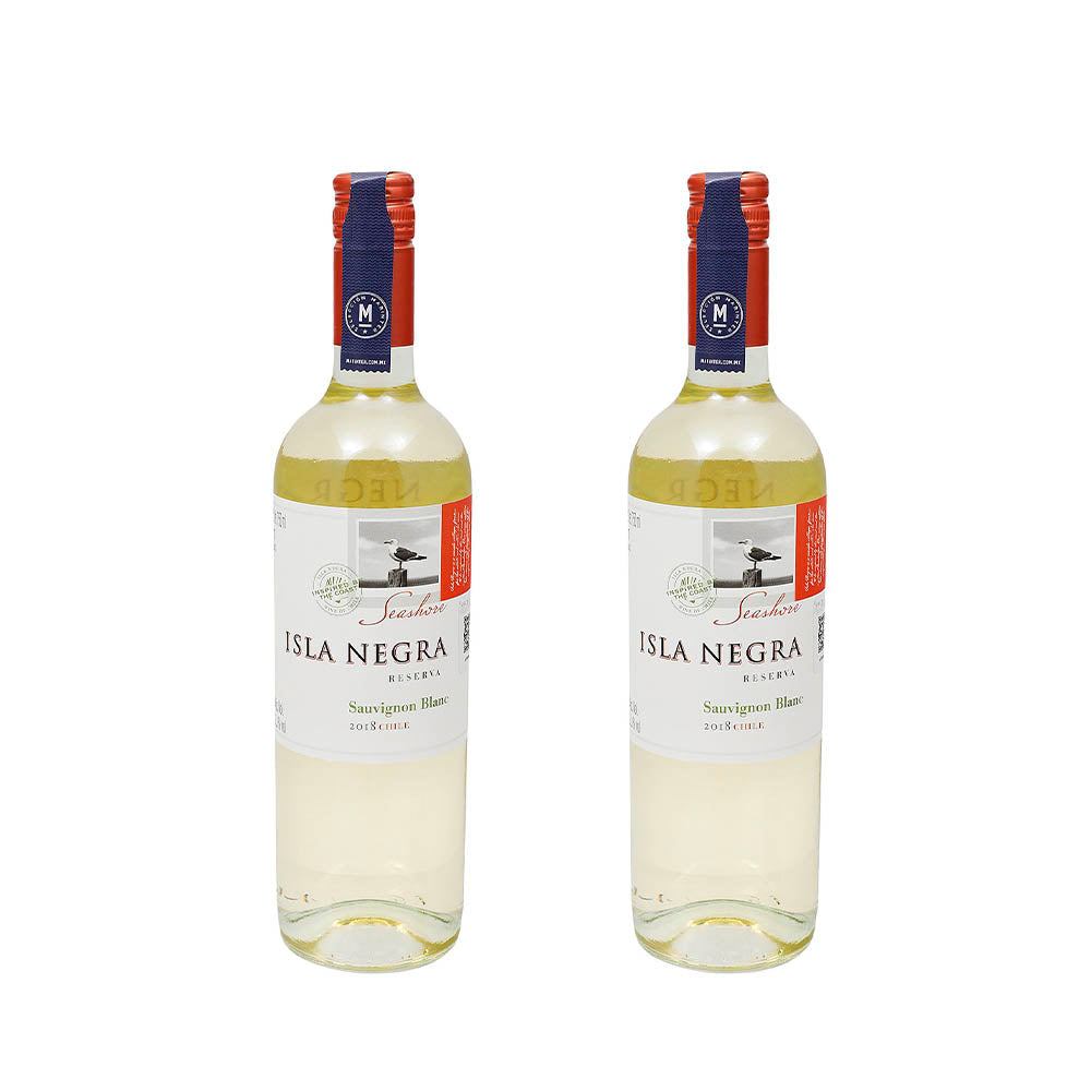 Promo 2x1 - Vino Blanco Isla Negra Sauvignon Blanc de 750 ml