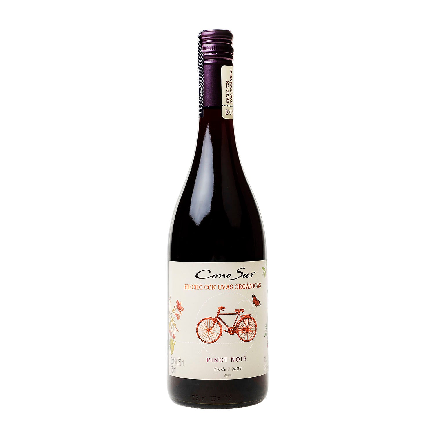 Vino Tinto Cono Sur Orgánico Pinot Noir de 750 ml- Chile