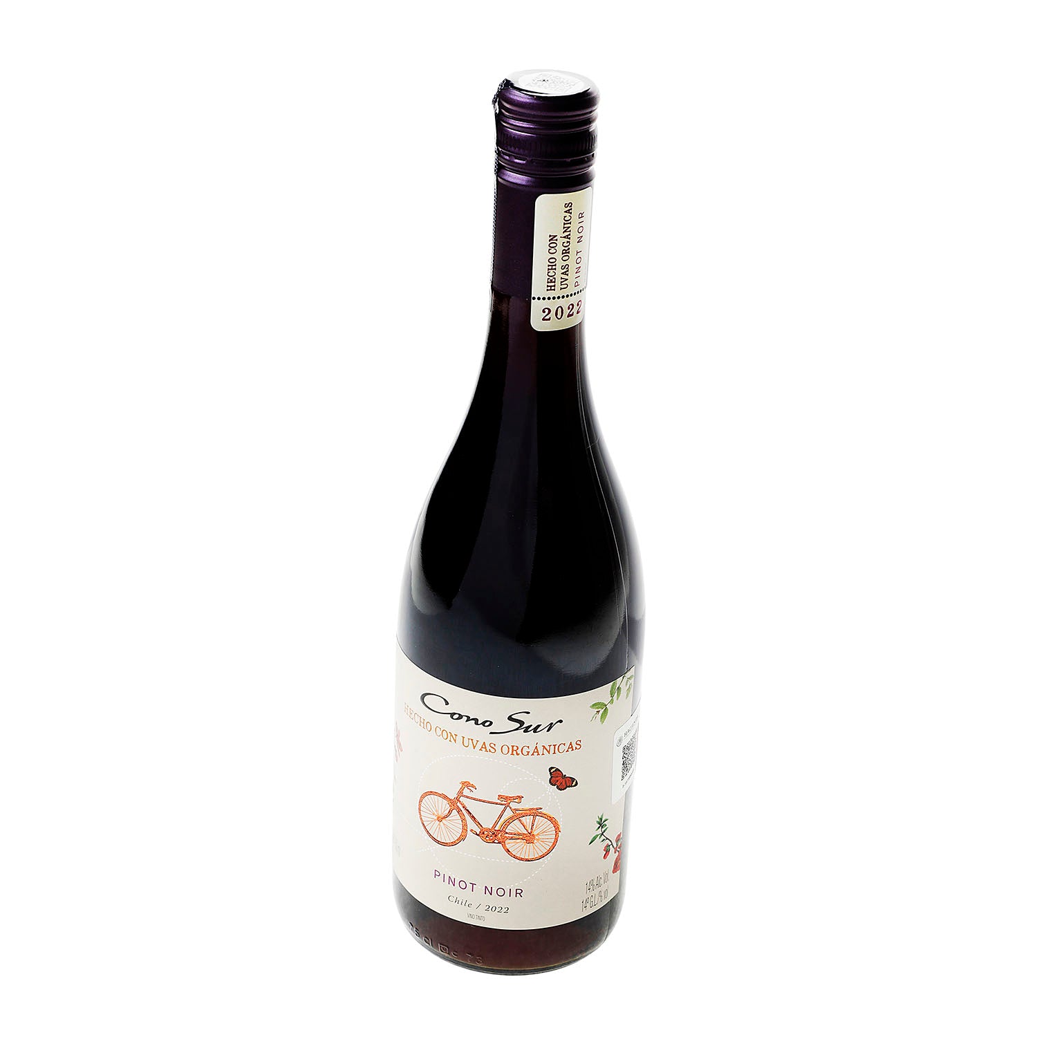 Vino Tinto Cono Sur Orgánico Pinot Noir de 750 ml- Chile