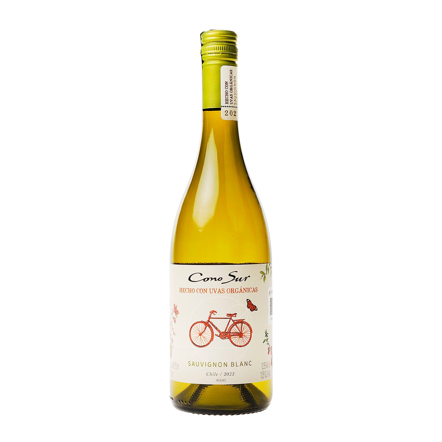 Vino Blanco Cono Sur Orgánico Sauvignon Blanc de 750 ml - Chile