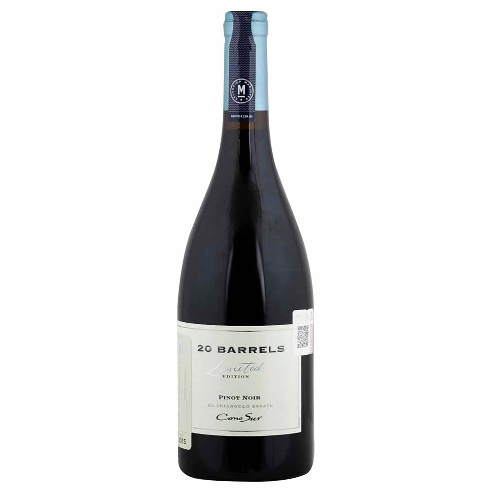 Vino Tinto - 20 Barrels Pinot Noir de 750 ml - Chile