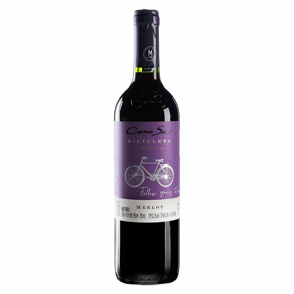Vino Tinto - Cono Sur Bicicleta Merlot - 750 ml - Chile